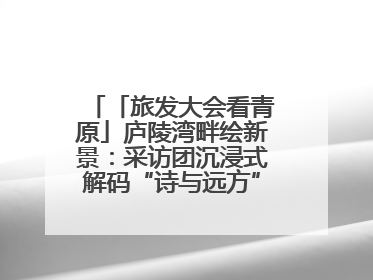 「旅发大会看青原」庐陵湾畔绘新景：采访团沉浸式解码“诗与远方”（图）