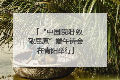 “中国陵阳·致敬屈原”端午诗会在青阳举行