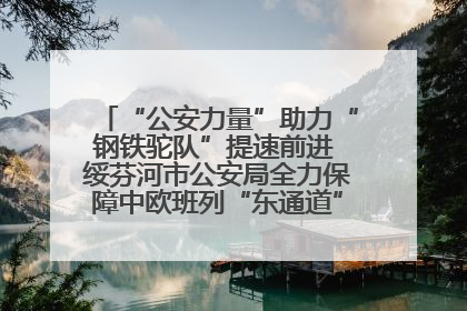 “公安力量”助力“钢铁驼队”提速前进 绥芬河市公安局全力保障中欧班列“东通道”绥芬河隧道贯通