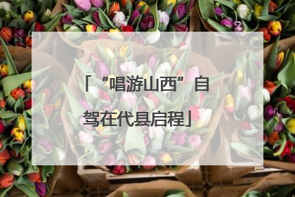 “唱游山西”自驾在代县启程