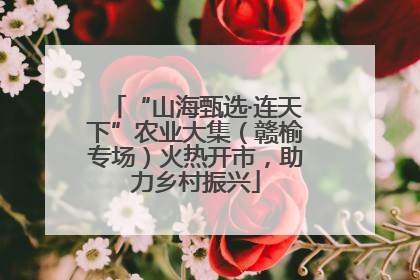 “山海甄选·连天下”农业大集（赣榆专场）火热开市，助力乡村振兴