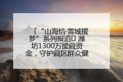 “山海情·雪域援梦”系列报道⑪ 潍坊1300万援藏资金，守护藏区群众健康“最后一公里”