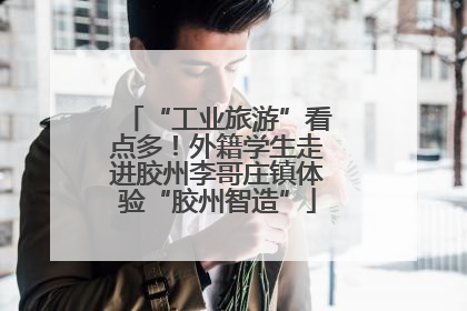“工业旅游”看点多！外籍学生走进胶州李哥庄镇体验“胶州智造”