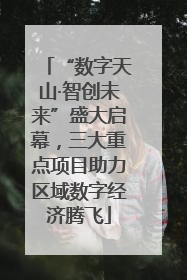 “数字天山·智创未来”盛大启幕，三大重点项目助力区域数字经济腾飞