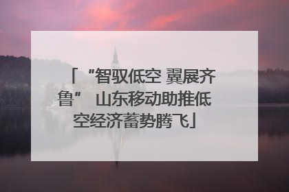 “智驭低空 翼展齐鲁” 山东移动助推低空经济蓄势腾飞