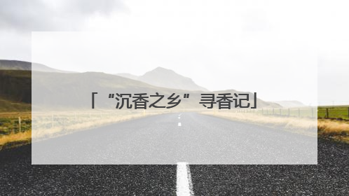 “沉香之乡”寻香记