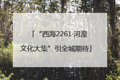 “西海2261·河湟文化大集”引全城期待