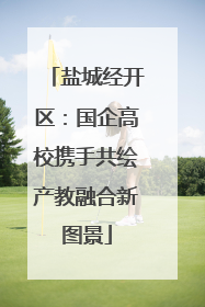 盐城经开区：国企高校携手共绘产教融合新图景