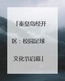 秦皇岛经开区：校园足球文化节启幕