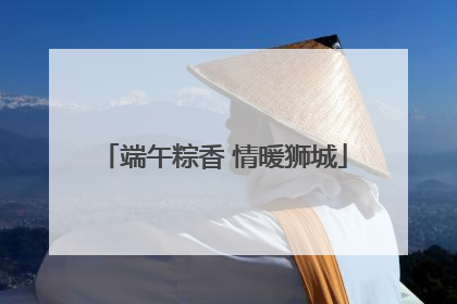 端午粽香 情暖狮城