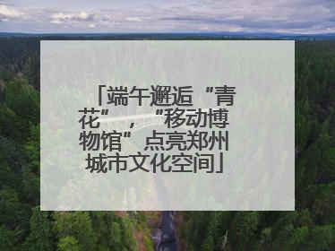 端午邂逅“青花”，“移动博物馆”点亮郑州城市文化空间
