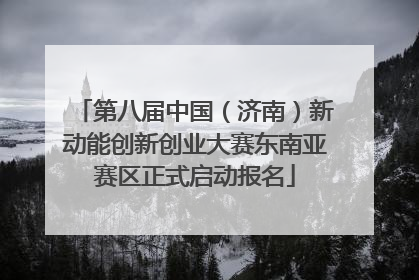 第八届中国（济南）新动能创新创业大赛东南亚赛区正式启动报名