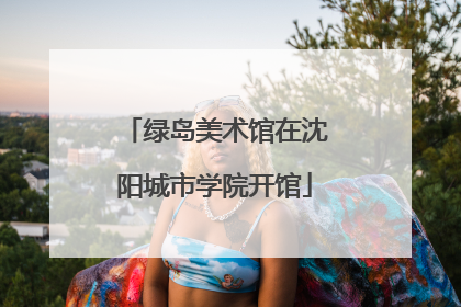 绿岛美术馆在沈阳城市学院开馆