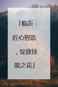 临沂：匠心智造，绽放技能之花