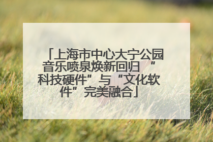 上海市中心大宁公园音乐喷泉焕新回归 “科技硬件”与“文化软件”完美融合