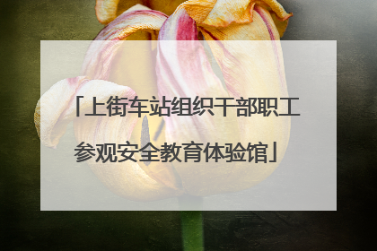 上街车站组织干部职工参观安全教育体验馆