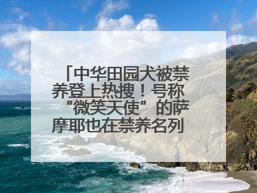 中华田园犬被禁养登上热搜！号称“微笑天使”的萨摩耶也在禁养名列 网友不解西安多部门回应