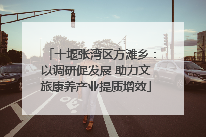 十堰张湾区方滩乡：以调研促发展 助力文旅康养产业提质增效