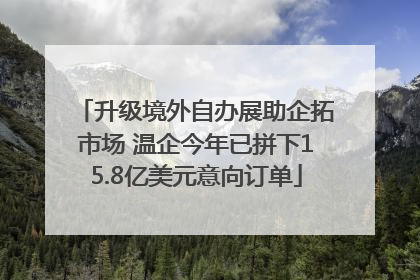 升级境外自办展助企拓市场 温企今年已拼下15.8亿美元意向订单