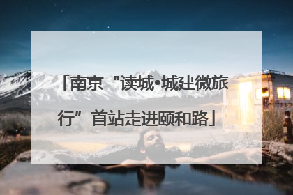 南京“读城•城建微旅行”首站走进颐和路
