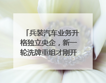 兵装汽车业务升格独立央企，新一轮洗牌重组才刚开始？｜热财经