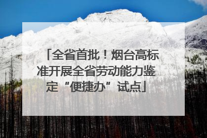 全省首批！烟台高标准开展全省劳动能力鉴定“便捷办”试点
