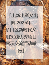 出新出彩又出圈 2025年硚口区新时代文明实践优秀项目展示交流活动举行