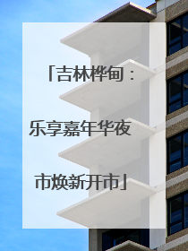 吉林桦甸：乐享嘉年华夜市焕新开市