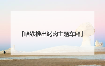 哈铁推出烤肉主题车厢