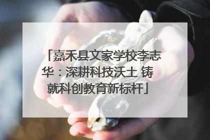 嘉禾县文家学校李志华：深耕科技沃土 铸就科创教育新标杆