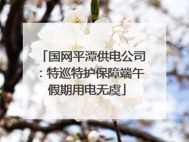 国网平潭供电公司：特巡特护保障端午假期用电无虞