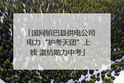 国网镇巴县供电公司 电力“护考天团”上线 温情助力中考