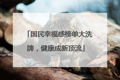 国民幸福感榜单大洗牌，健康成新顶流