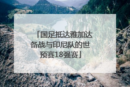 国足抵达雅加达备战与印尼队的世预赛18强赛
