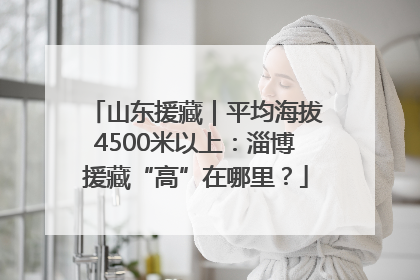山东援藏｜平均海拔4500米以上：淄博援藏“高”在哪里？