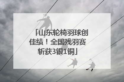 山东轮椅羽球创佳绩！全国残羽赛斩获3银1铜