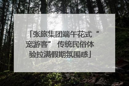 张旅集团端午花式“宠游客” 传统民俗体验拉满假期氛围感