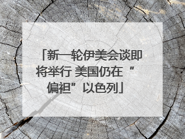 新一轮伊美会谈即将举行 美国仍在“偏袒”以色列