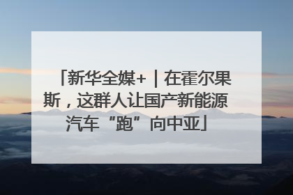 新华全媒+｜在霍尔果斯，这群人让国产新能源汽车“跑”向中亚