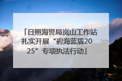 日照海警局岚山工作站扎实开展“碧海蓝盾2025”专项执法行动