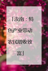 汝南：特色产业带动农民增收致富