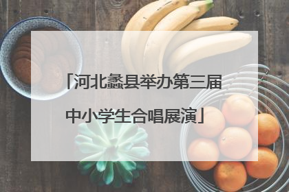 河北蠡县举办第三届中小学生合唱展演
