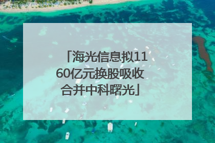 海光信息拟1160亿元换股吸收合并中科曙光