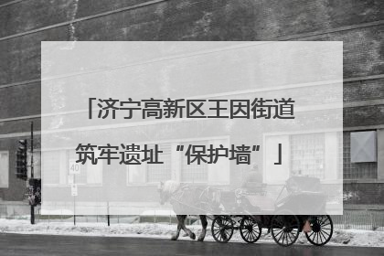 济宁高新区王因街道筑牢遗址“保护墙”
