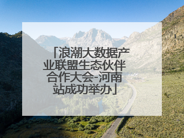浪潮大数据产业联盟生态伙伴合作大会-河南站成功举办