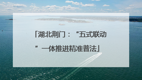 湖北荆门：“五式联动”一体推进精准普法