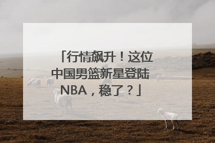 行情飙升！这位中国男篮新星登陆NBA，稳了？