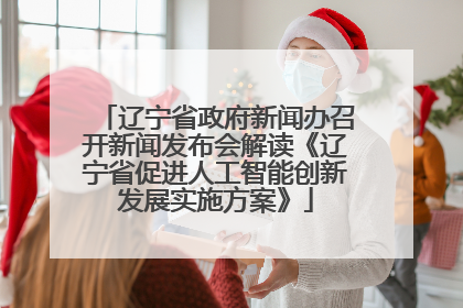 辽宁省政府新闻办召开新闻发布会解读《辽宁省促进人工智能创新发展实施方案》