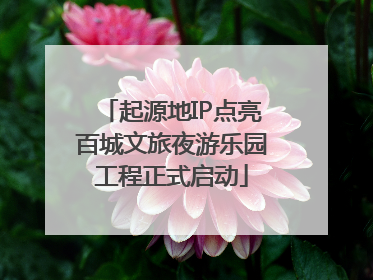 起源地IP点亮百城文旅夜游乐园工程正式启动