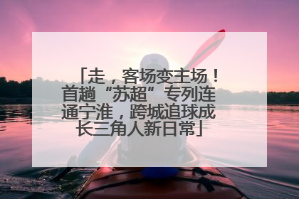 走，客场变主场！首趟“苏超”专列连通宁淮，跨城追球成长三角人新日常